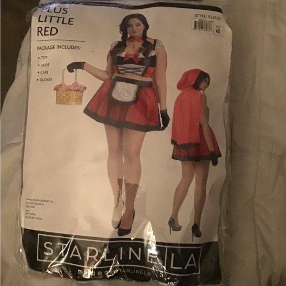 Starline LA little miss red riding hood plus size 4X Halloween costume NEW - Picture 2 of 7
